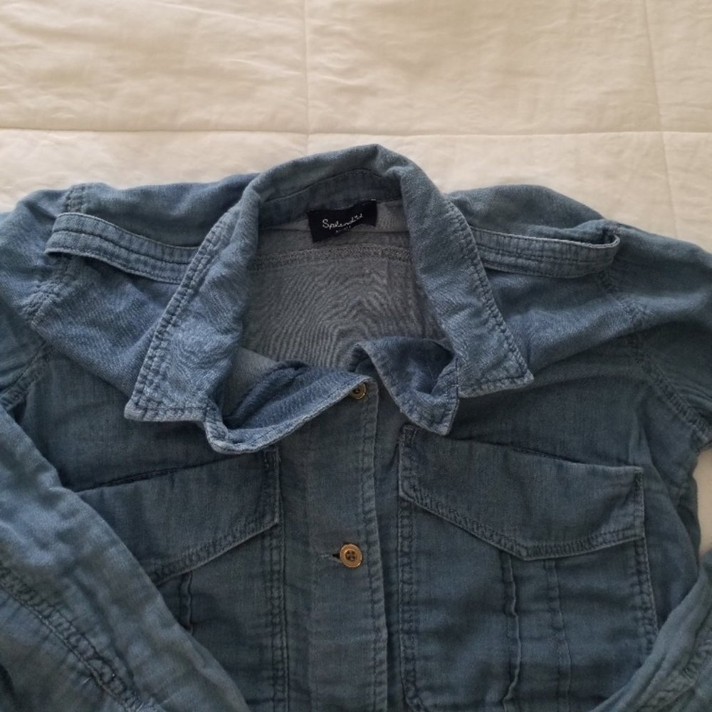 Splendid Indigo Jacket Size Small - image 8